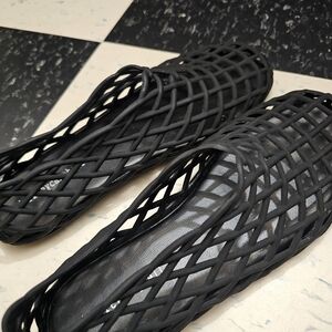 Jeffrey Campbell Black Mesh Loafers